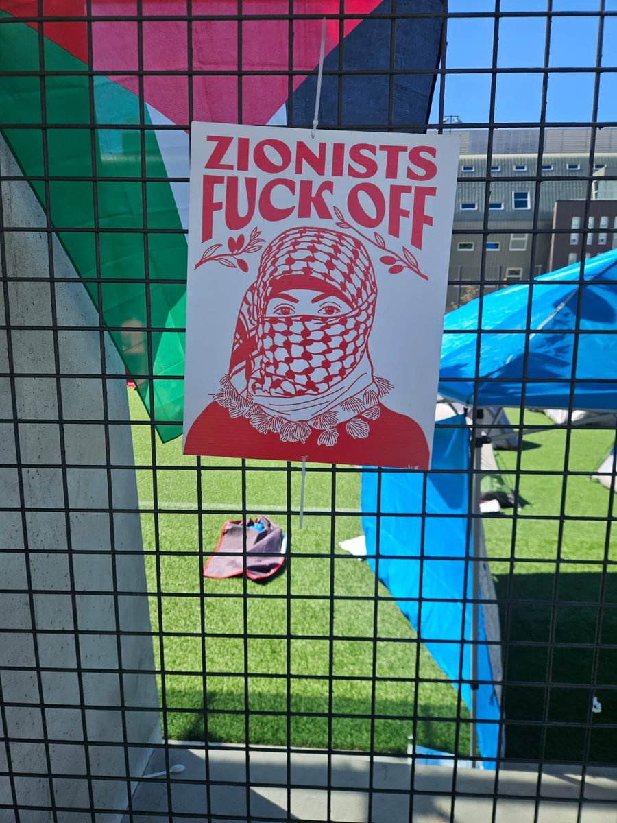 Posted at the University of British Columbia Imagine for one moment that instead of Zionists, it read: Blacks or Gays or any other minority group. How long do you think it would be tolerated? Disgraceful @UBC