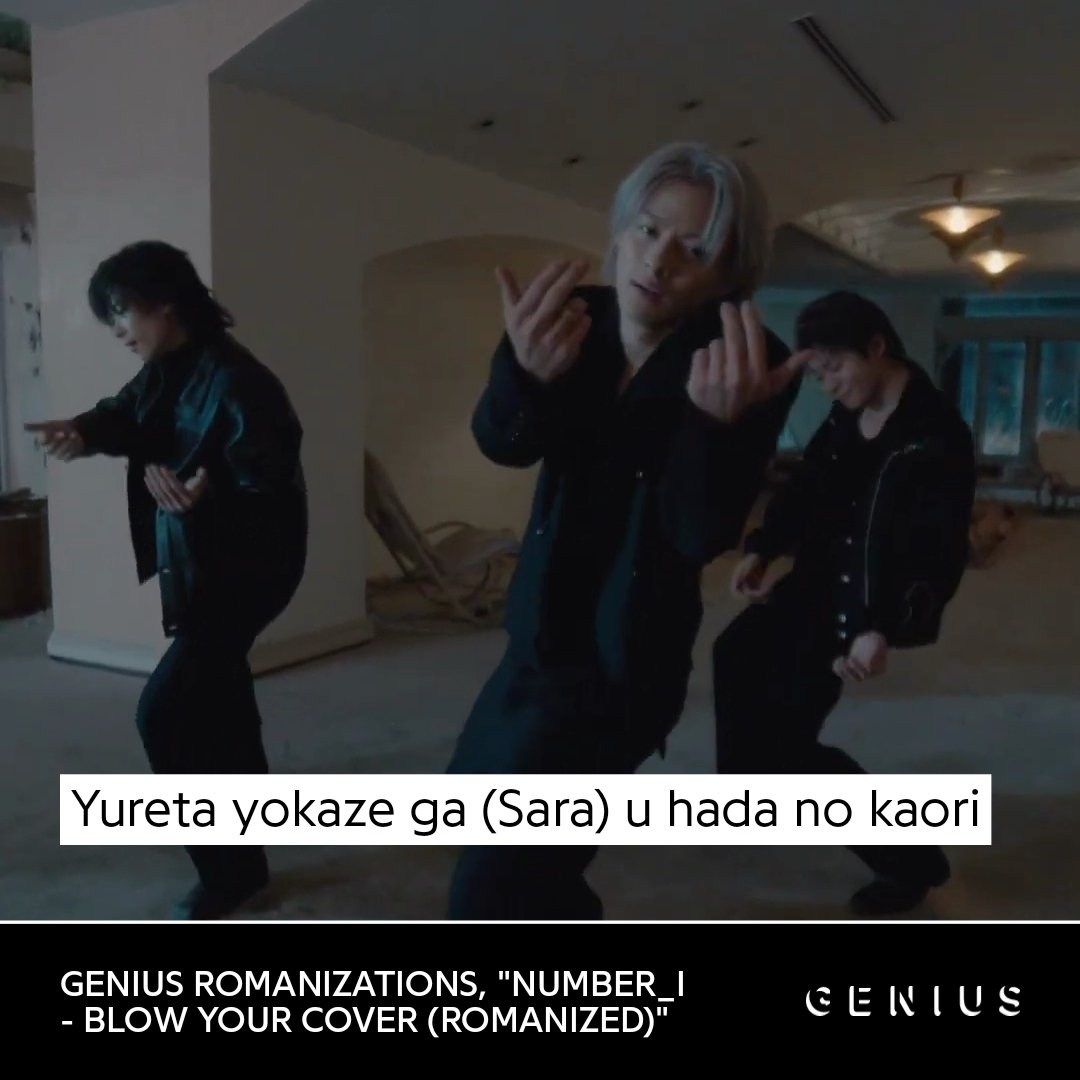 Genius Romanizations – Number_i - Blow Your Cover (Romanized) genius.com/Genius-romaniz…