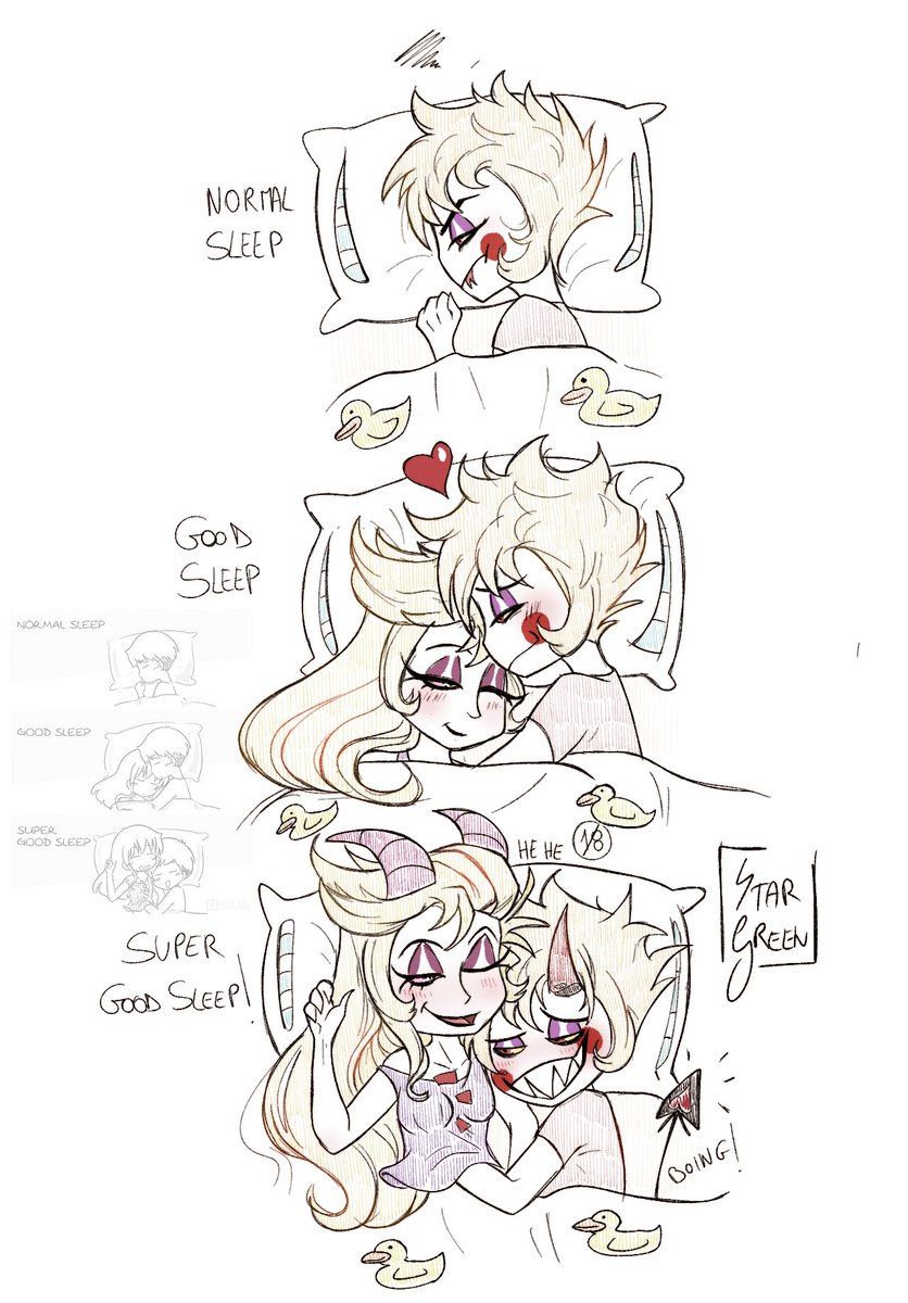 The medicine for good sleep by Lucilith 👑👑
.
.
#Lucilith #HazbinHotel #HazbinHotelLucifer #HazbinHotelLilith