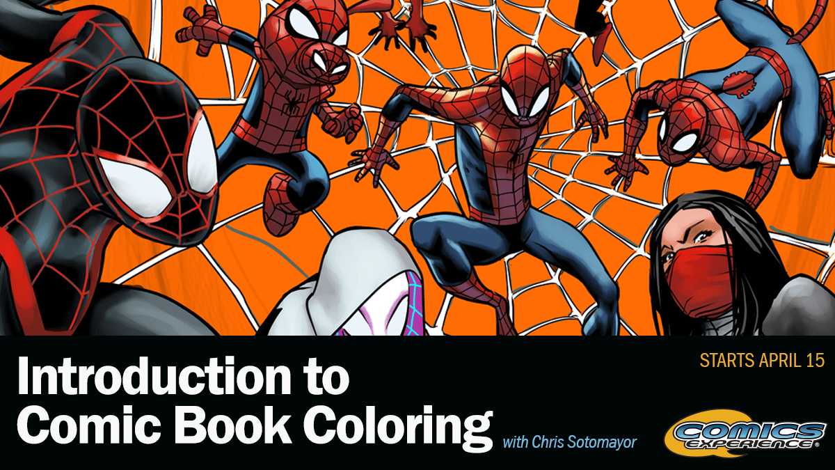Want to break into the comic book industry? Learn from colorist extraordinaire @SotoColor! Gain insights into the tools of the trade and kickstart your journey to success. Don't miss out on this invaluable opportunity! bit.ly/3mVH4kQ
#PathToPublication #virtuallearning