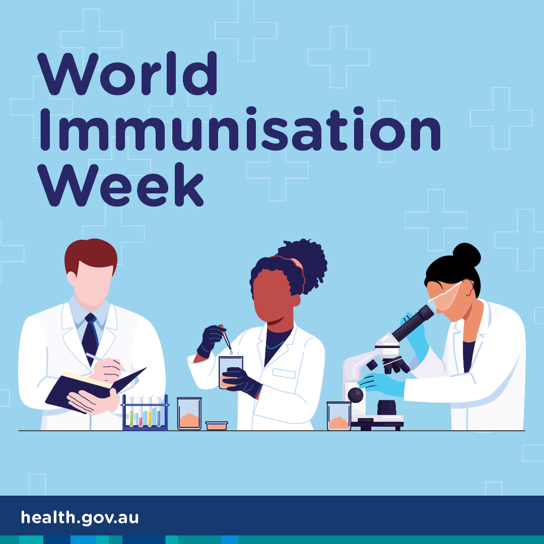 It’s #WorldImmunisationWeek. Now is a great time to book your flu vaccine appointment ahead of winter. 😷 The influenza vaccine is recommended for everyone aged 6 months and over. It not only protects you, but also helps protect those around you. 💻 health.gov.au/flu