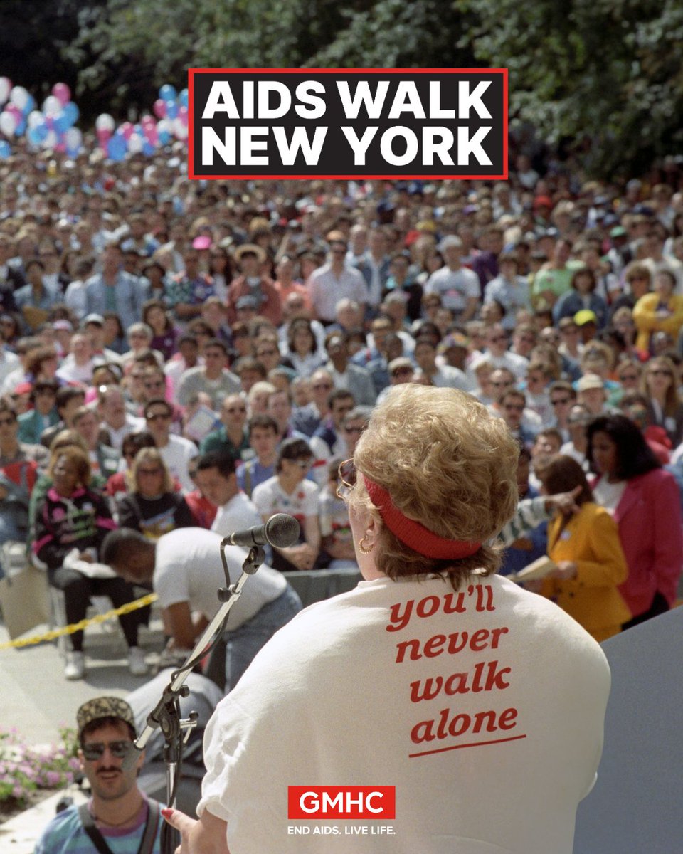 ❤️ 🤍 🖤You’ll Never Walk Alone ❤️ 🤍 🖤 5/19 in Central Park. Register or donate at aidswalkny.org #AWNY #StridePastStigma