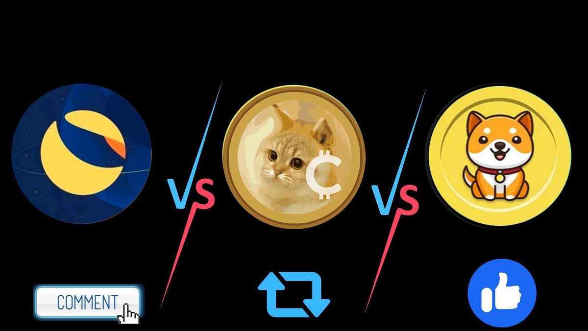 the next #1000x moonshot is? 💎 #BabyDoge Like 👍 #Catcoin RT 🔄 $LUNC Comment 👇 #crypto Bitcoin #Altseason #BSCGemsAlert