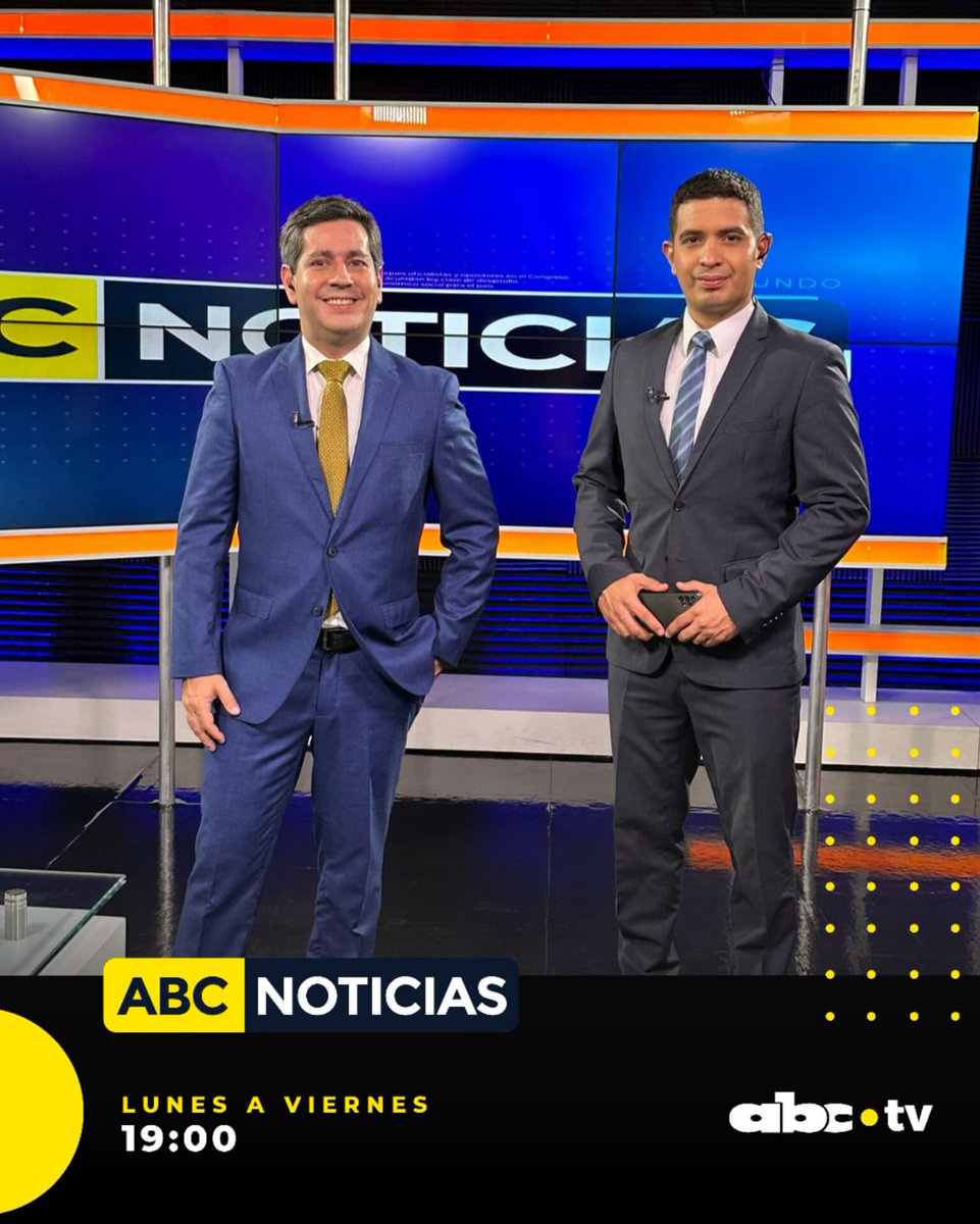 🟡 AL AIRE #ABCNoticias @javierpanza enciende el país con la verdad hasta las 20:00 hs. ⚽️ Deportes: @FigueJuanma. 🔴 Seguí la transmisión por YouTube: youtube.com/watch?v=JDhVGI… 🔗 abc.com.py/tv