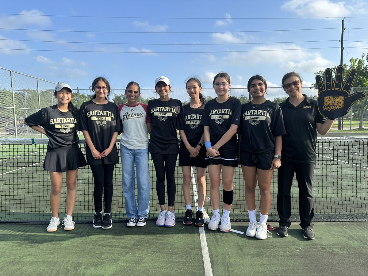 MS Girls Tennis Runner Up @sms_jaguars Great Season ladies!