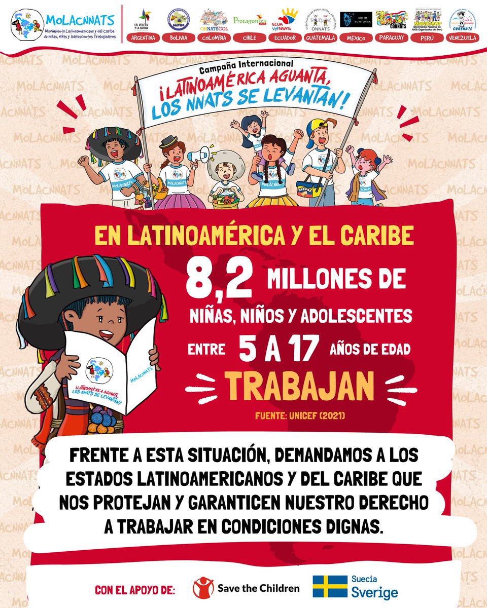 Frente a esta situación, demandamos a los Estados Latinoamericanos y del Caribe que nos protejan y garanticen nuestro derecho a trabajar en condiciones dignas.

<a href="/molacnats/">MOLACNNATS</a>