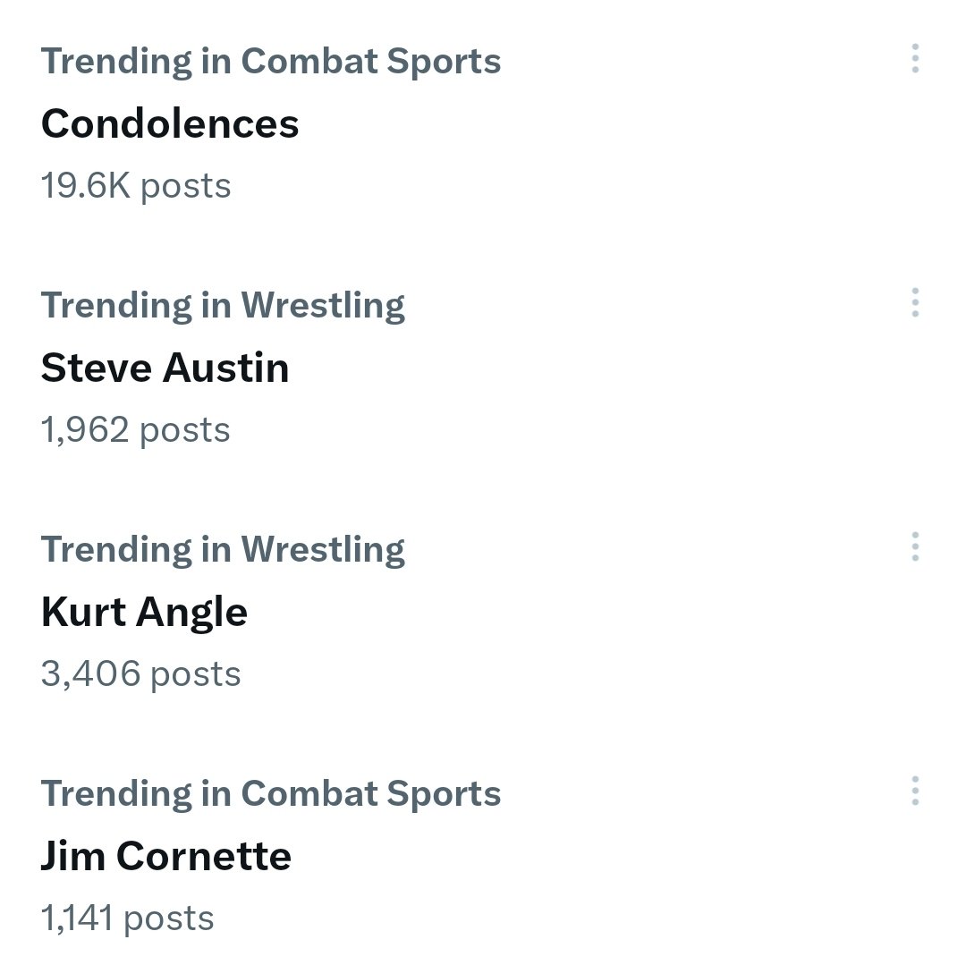 Oh look... Jim Cornette (@TheJimCornette) is trending again for breathing lol