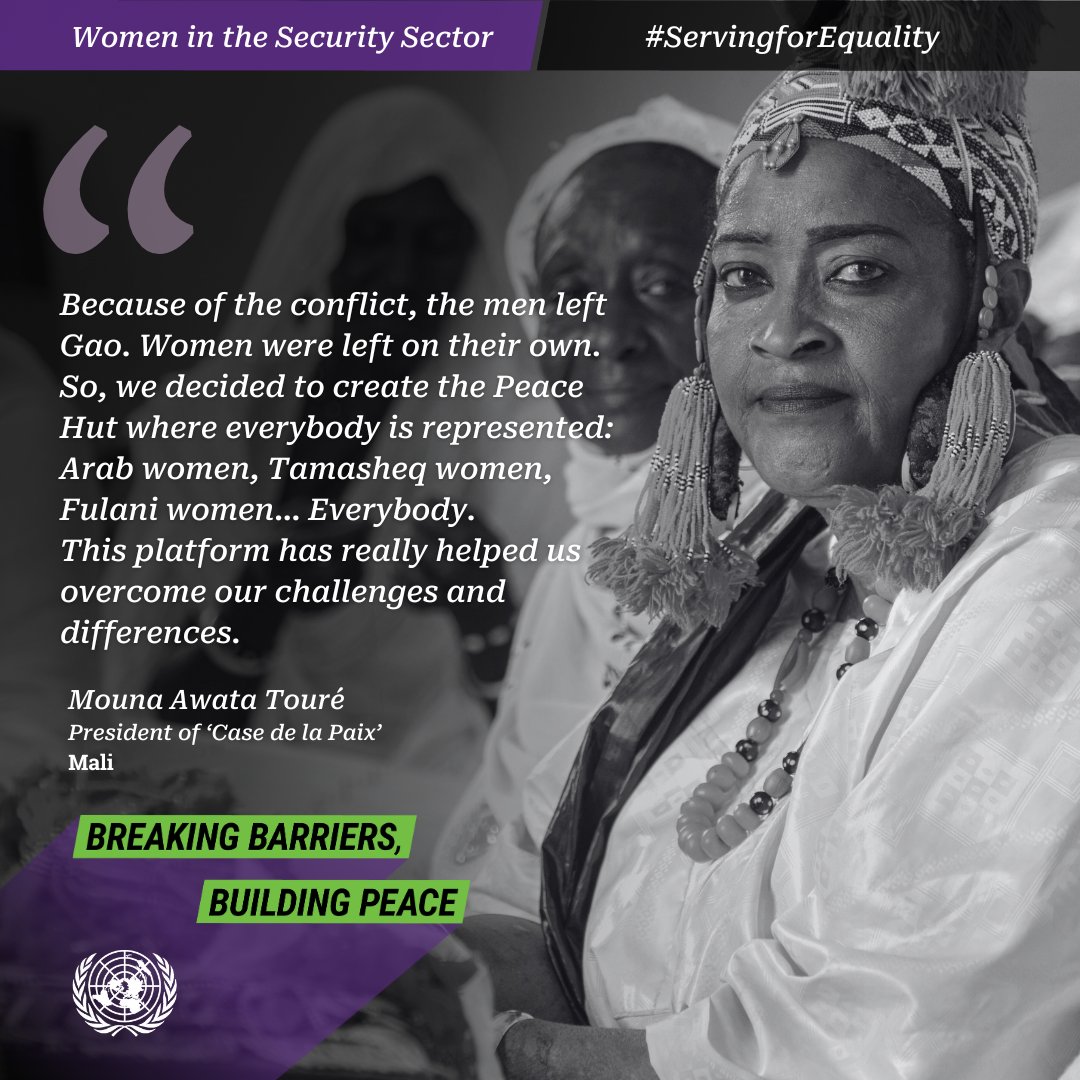 Security is a sovereign duty, but in conflict-affected countries, women may lack the protection they need. It's time for change! Let's stand together for a world where every woman feels secure to soar. #WomenPeaceSecurity ☮️ #ServingForEquality ⚖️