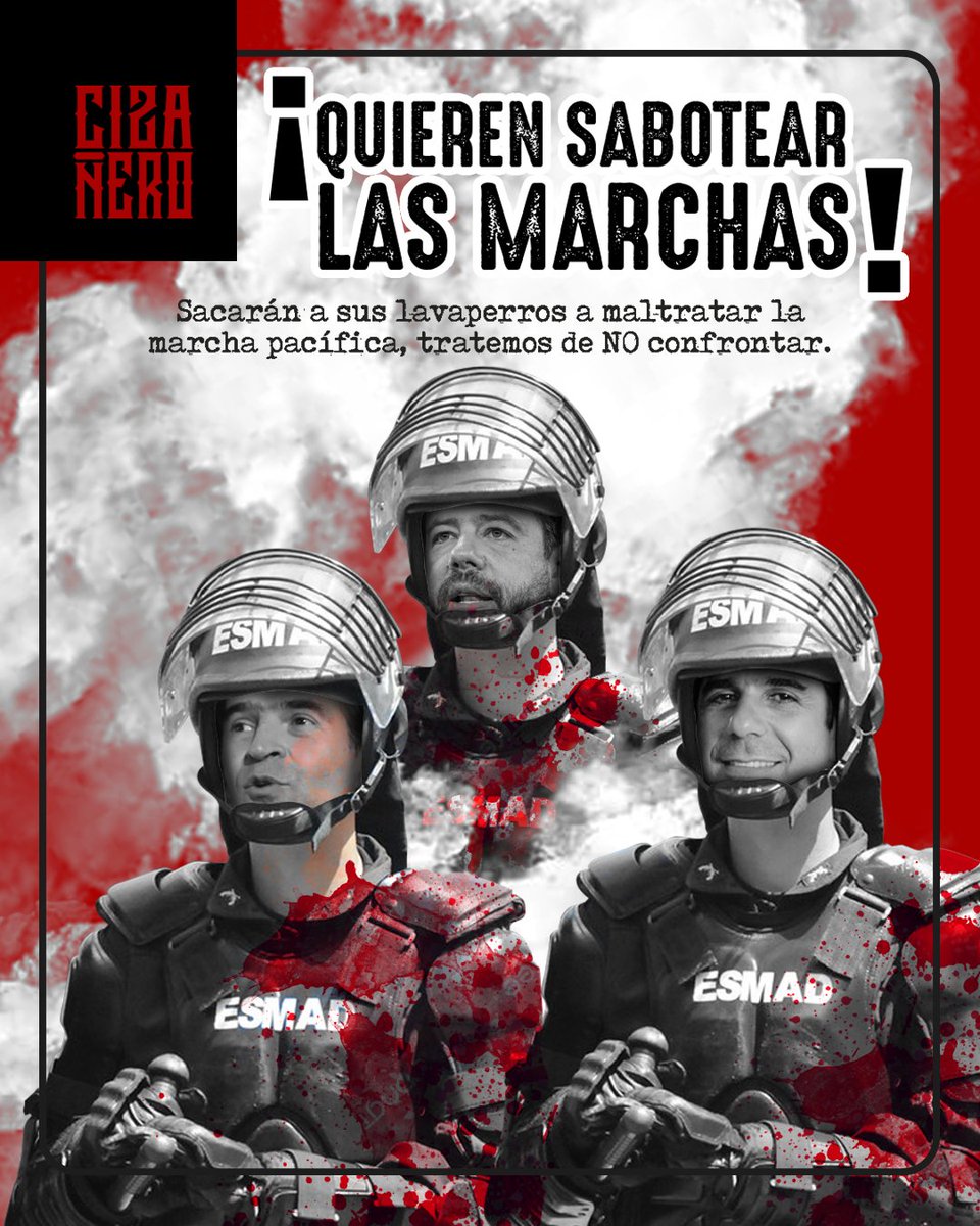 ¡Quieren sabotear las marchas en todas las ciudades! #ESMAD #Fico #Galan #Char #JohanaAranda #Beltrán