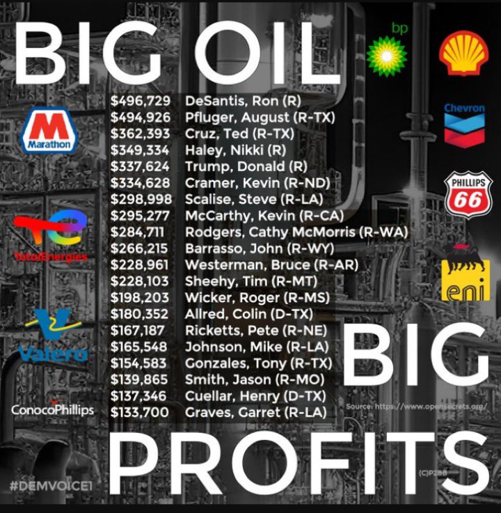 I wonder how long it will take Big Oil-owned Republicans to spread their lies and propaganda on this great news? They do not give one whit about saving our earth. R's and their billionaire masters would set the world on fire for more $$ and power. 🤮 #DemVoice1 #ProudBlue