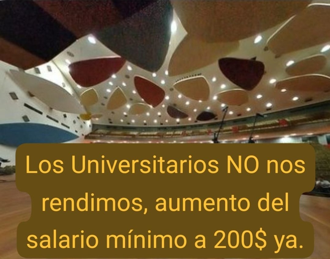 Exigimos aumento salarial YA! EL bono de hambre, NO tiene incidencia salarial, BASTA! De argumentos falaces, sabemos del aumento efectivo a otros sectores y beneficios, inaceptable el trato desigual y la violación de todos nuestros derechos laborales.
#BonoNoEsSalario