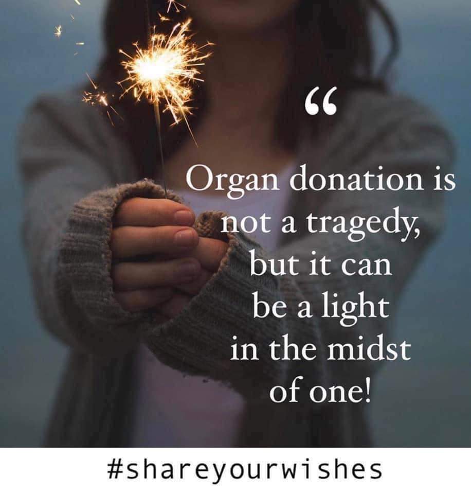 We had a very touching message from the family of the lady who donated her #liver to my daughter Sarah #CF and saved her life. They said receiving a message helped hugely with their sorrow. #OrganDonation