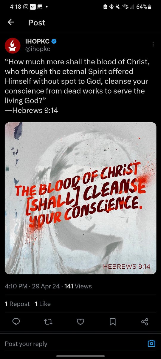 Ihop deleted this post, I swear their social media person is trying to stir the pot against them. Specifically, bringing up conscience in the midst of this... 🤷‍♂️

Maybe Stuart was posting.

#churchtoo #ihopkc #mikebickle #toxicspirituality #spiritualabuse #shewas14