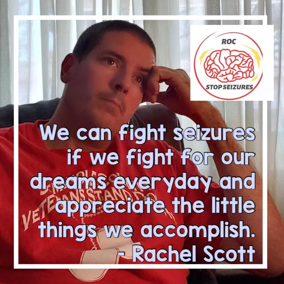 #neverquit #rachelscott #JoinTheJourney #endthestigma #epilepsywarrior