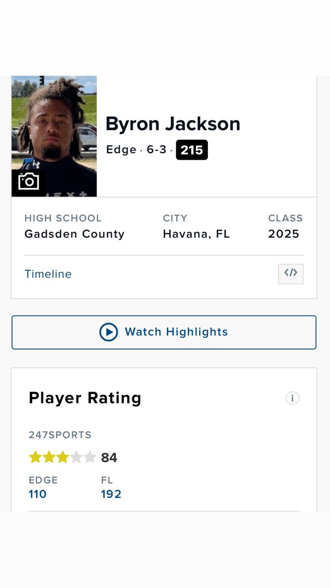 #AGTG I’m Blessed To Say I Have Been Ranked As A 3 Star 🌟LB/Edge By @247Sports. @HuntleyAntonio @RussellEllingt4 @GadsdenFootball @CoachTravv850 @CoachJohnson813 @CoachHattenJr