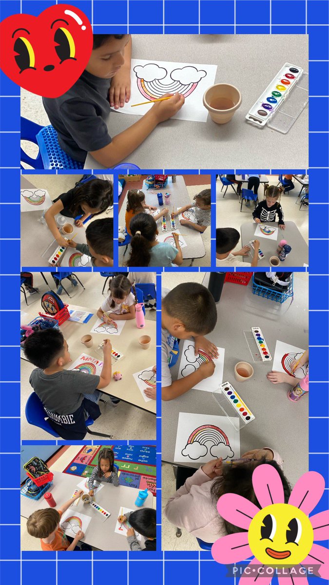 Kindergarten was excited to start our ABC Countdown! A is for Art Day! @bilinguallopez ¡Que divertido! 😍🖌️#EmersonD100 #D100inspires