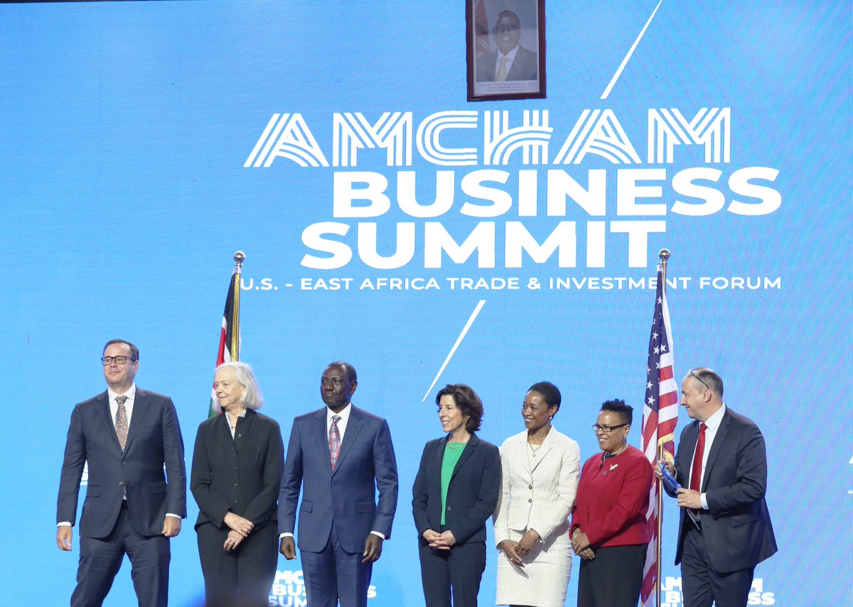 It was an honor to reconnect last week at #AMCHAMSummit24 with President @WilliamsRuto and share @USTDA's latest infrastructure commitments in Kenya.