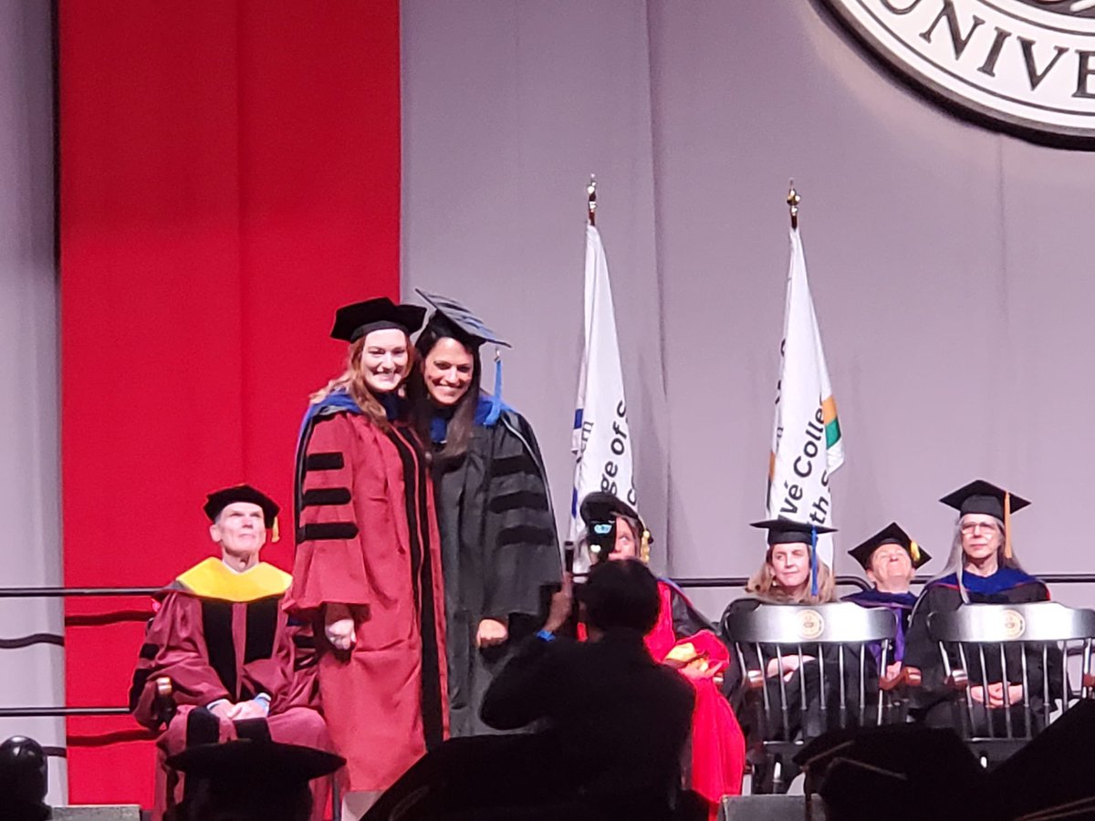 First hooding ceremony as a faculty member—so fun!! Congrats to all grads!!