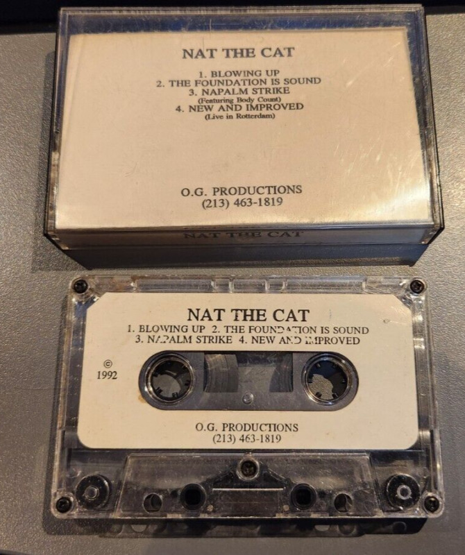 Nat The Cat Rhyme Syndicate Demo Cassette Tape Random Rap Hip Hop Ice-T G-Funk

Ends Sat 4th May @ 11:42pm

ebay.com/itm/Nat-Cat-Rh…

#ad #hiphoprecords #vinylrecords #hiphop
