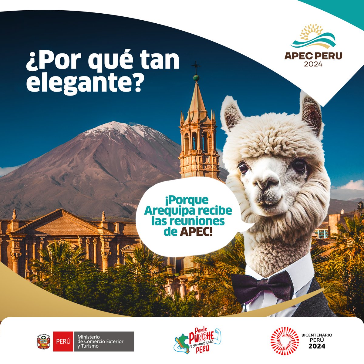 ¡Grandes noticias para Arequipa! 🤩🙌 Muy pronto inician las reuniones de #APECPerú2024. 🌎✨ @apecperu @APEC