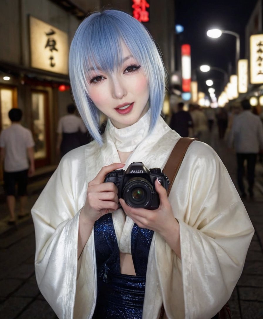 #AsakusaNightlife #TokyoNights #UrbanExploration #LatexFashion #LeatherStyle #NighttimeAdventure #CityLights #TraditionalJapan #StreetFoodDelights #NightPhotography #AIgeneratedImage