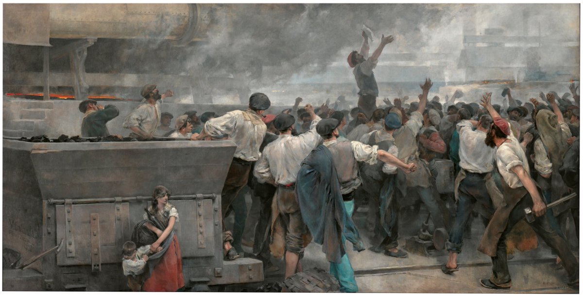 Una huelga de obreros en Vizcaya Vicente Cutanda 1892
