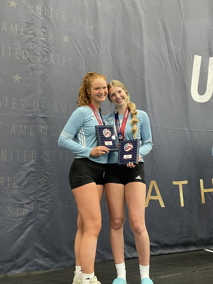 VCN (@vcnebraska) on Twitter photo Congrats to 18 Elite on finishing 3rd at USAV Nationals in the National division!
Also shout out to these 2 VCN athletes on receiving All American honors at USAV Nationals!
S - <a href="/malayah_long/">Malayah Long</a>
OPP - <a href="/BrynneTopolski/">Brynne Topolski</a> Congrats to 18 Elite on finishing 3rd at USAV Nationals in the National division!
Also shout out to these 2 VCN athletes on receiving All American honors at USAV Nationals!
S - <a href="/malayah_long/">Malayah Long</a>
OPP - <a href="/BrynneTopolski/">Brynne Topolski</a>