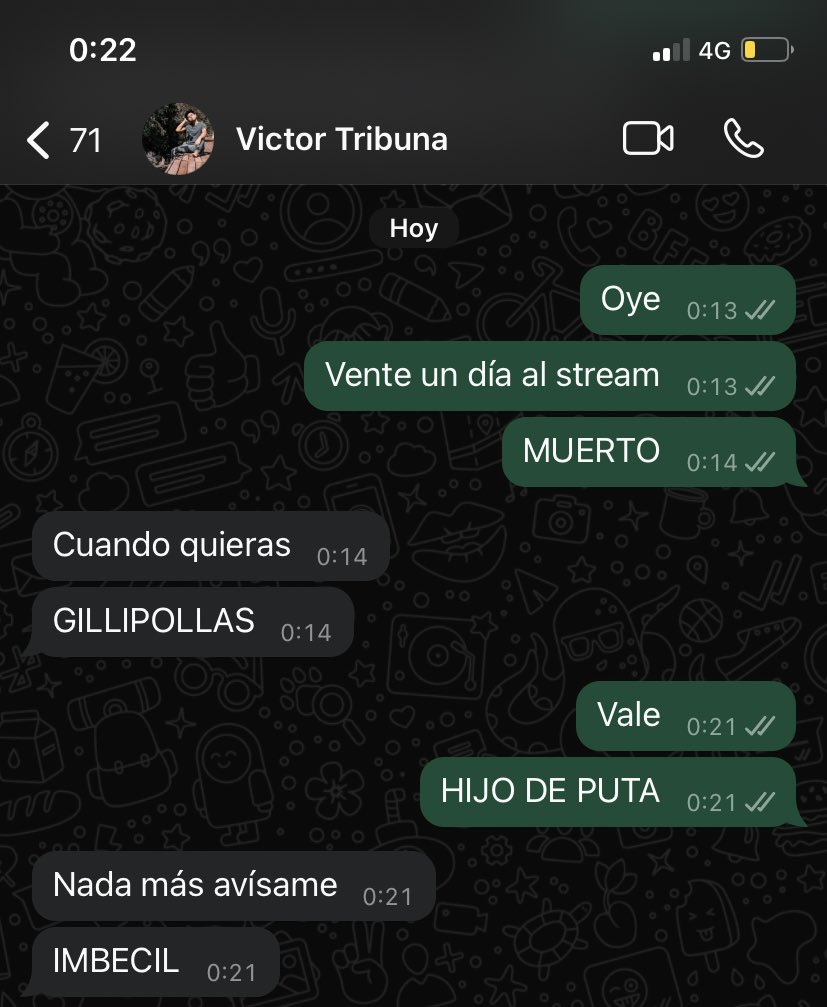 La conversación más cariñosa entre Tribuna y El Trono.