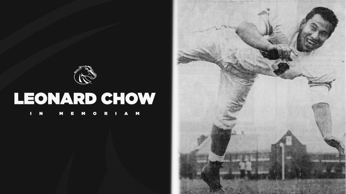We are saddened to learn of the recent passing of former Bronco Len Chow, a member of the 1958 National Championship Team that made seven starts at tackle over his career for the Broncos. #BleedBlue | #BuiltDifferent