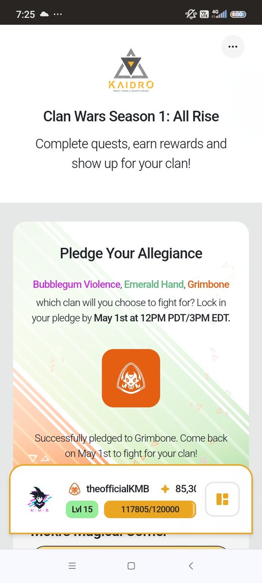 GRIMBONE REIGN SUPREME

Pledge your loyalty to your clan now at: hq.moku.gg/moku_hq

#Grimbone
#Moku
#RoninCreator