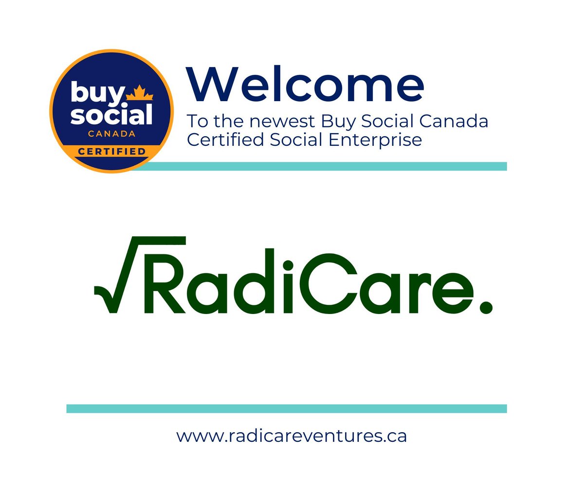 Welcome to our newest Certified Social Enterprise Radicare Ventures! Based in Calgary, Radicare Ventures employs people facing barriers to traditional employment and provides property maintenance services. Learn more: buff.ly/3UzEIvD