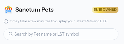 My pets are ready.