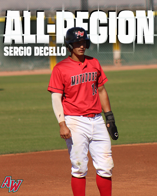 DeCello batted .300 with 13 doubles and 43 runs batted in, in 52 games for the Matadors this spring

#ForTheW