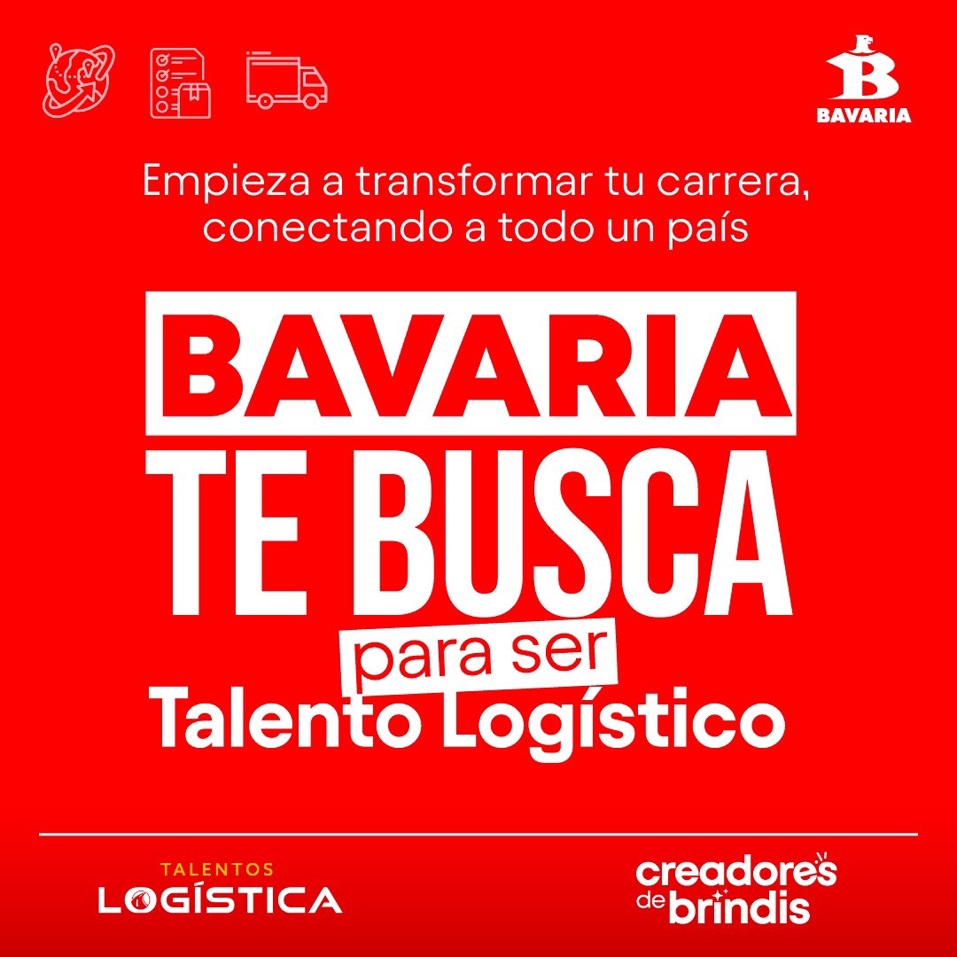 BAVARIA_OFICIAL's tweet photo. Si piensas que poner de acuerdo a 10 amigos y organizar un viaje es algo normal para ti, buscamos ese talento excepcional para planificar y llevar a cabo. #BavariaTeBusca para ser Talento Logístico. ¡Inscríbete! 🌐 https://t.co/yWS5PddqTi
#CreadoresdeBrindis #TalentoBavaria https://t.co/Kshgs8pF8R