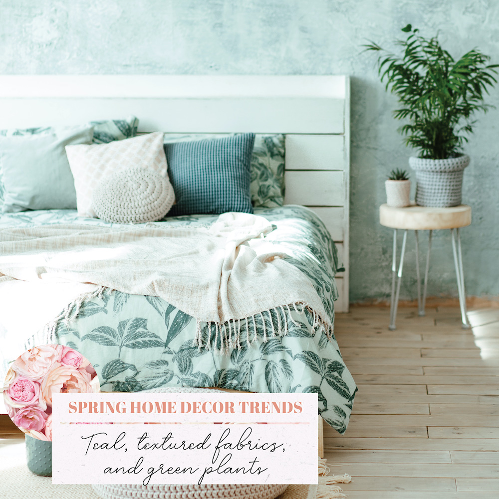 Teal, textured fabrics, and fresh plants are bring an airy spring in your home's style.
DianeBarrington  #buyersagent #sellersagent #remaxagent #sellingparadise #LakewoodRanch #Sarasota #FloridaRealEstate
