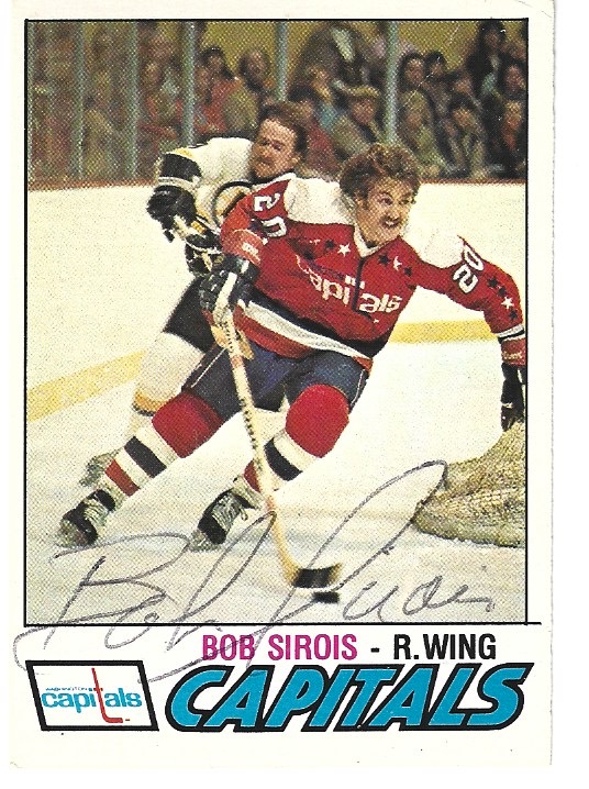 Bob Sirois - Washington Capitals 1975-80 #HockeyTwitter #hockey