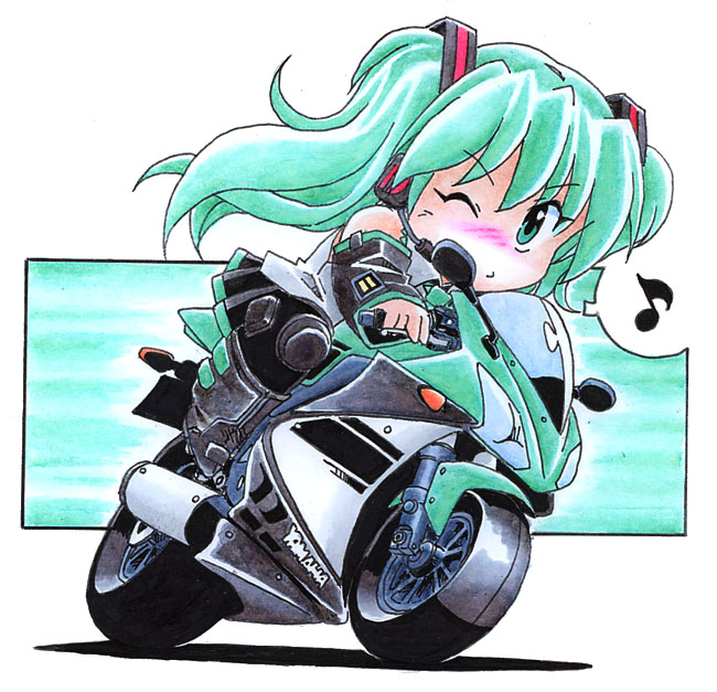 「long hair motorcycle」 illustration images(Latest)