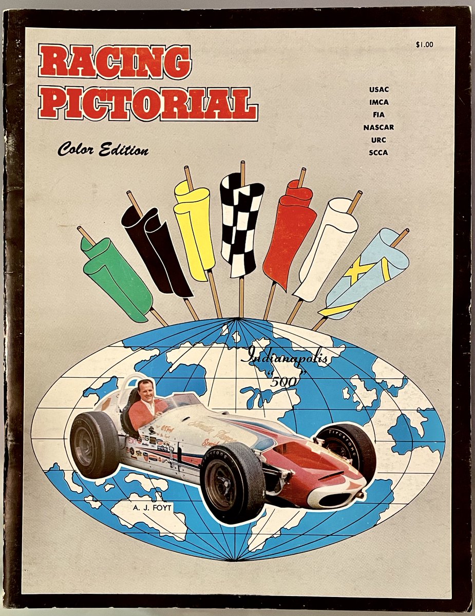 I'm going to take a wild guess - Rand McNally was NOT consulted on this map from 1964 used by the folks at Racing Pictorial....especially the Great Lakes and Michigan region! 'We lived in a different world back then!' And this just might be proof of that... Just saying.....