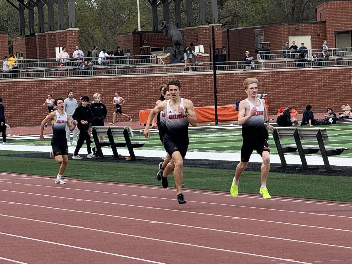 Our Rockford track and field battled West Ottawa in a dual track meet today. #RamPride