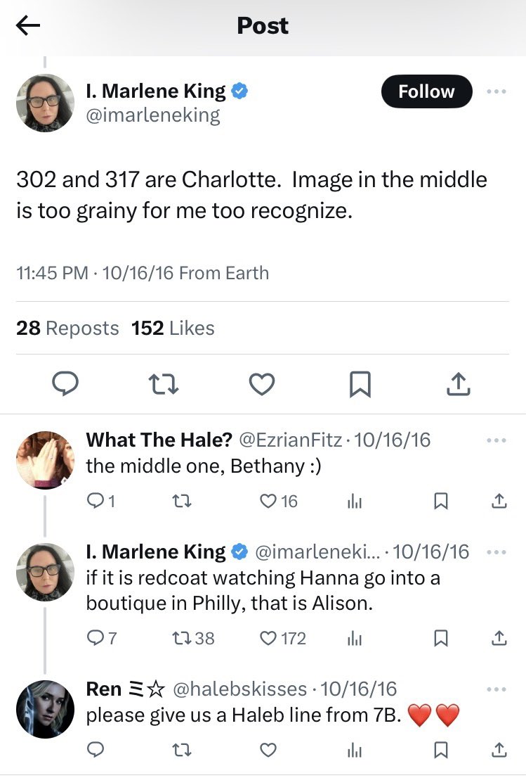 AM0Jl's tweet image. 🅰️ is for A-N-S-W-E-R-S‼️

#SaraHarvey #CeCeDrake #PLLRedCoat