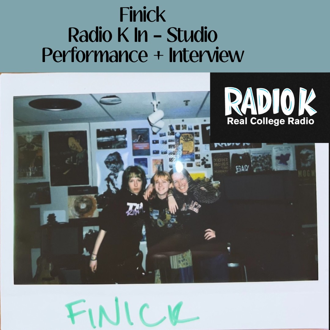 Flashback!

Appreciating Finick's Radio K in-studio performance + interview this afternoon! ❤️

Listen to Finick perform live and talk to Radio K at the LINK in bio! 🔥

#mnmusic #finick #radiok #supportlocalmusic