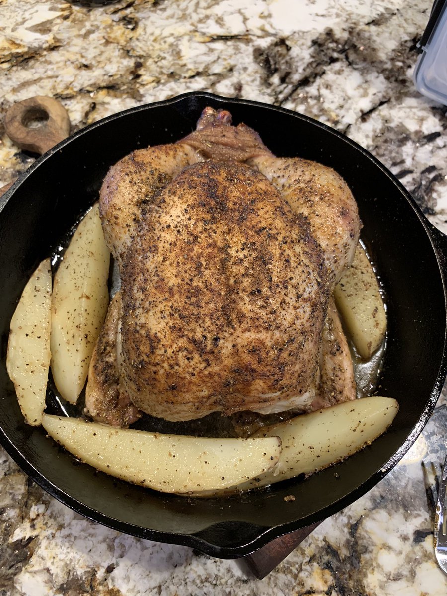 …3 fat butt dogs bathed and roasted chicken for dinner.