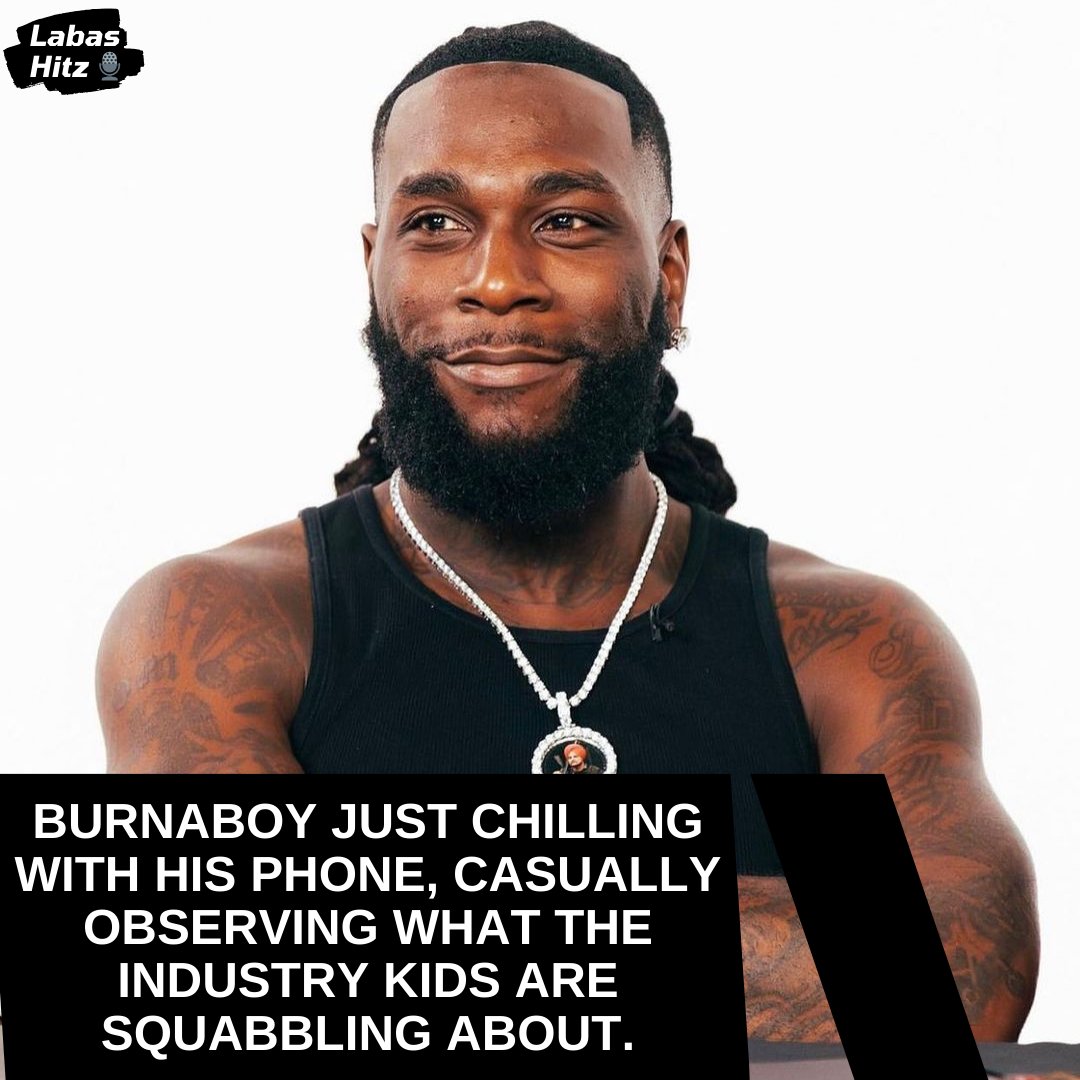 Labashitzradioo's tweet image. Just another day in the industry. #Burnaboy #IndustryObservations