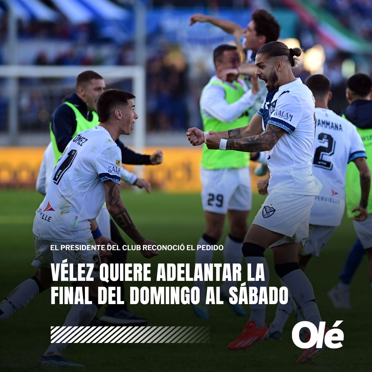 ⚪️🔵 Vélez quiere adelantar la final de la Copa de la Liga del domingo al sábado. 🗣️ Fabián Berlanga, presidente del Fortín, habló en Vélez y su Mundo: 'El partido es en principio el domingo a las tres y media. Ojalá lo podamos trasladar para el sábado, aunque sabemos que es muy…