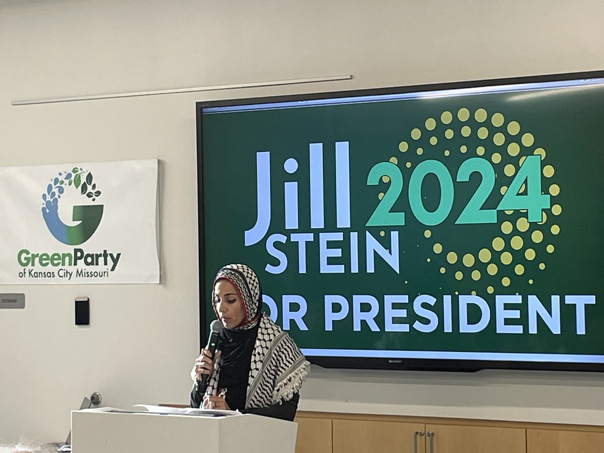 Hearing about how no politician who does not stand with Palestine will get a vote from some communities Solidarity in Kansas City, MO #FreePalestine