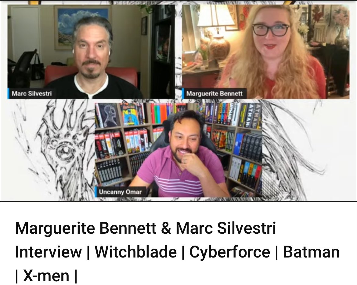 Lol! You gotta hear what @EvilMarguerite and @Marc_Silvestri is chatting about! WITCHBLADE and more - Coming July 17th, 2024! It is live now - Share, comment, ask questions: bit.ly/3y5GBau Top Cow Productions, Inc. Image Comics #witchblade #comics #mondaymotivation