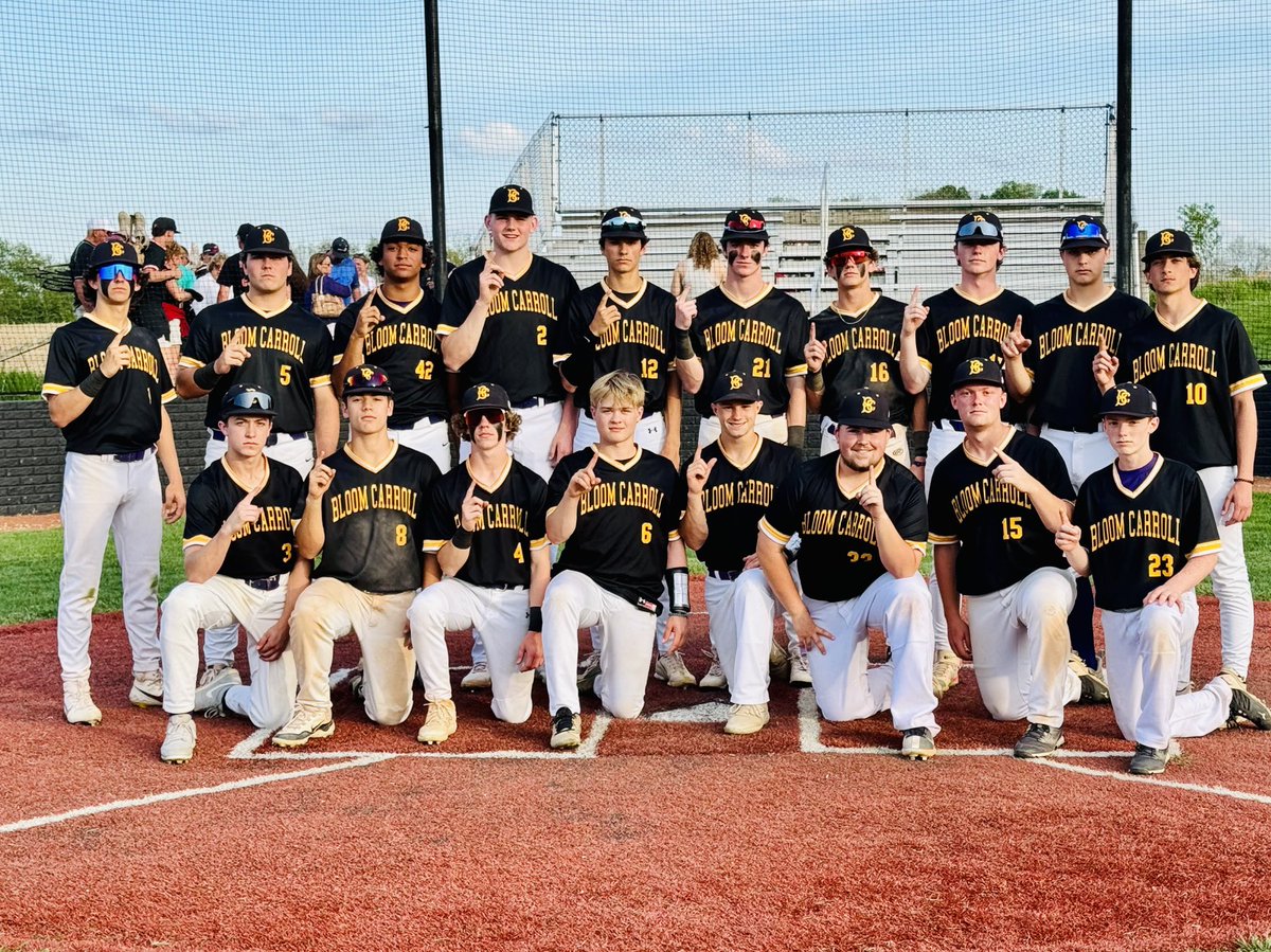 Huge congrats to Bloom-Carroll baseball team for clinching outright Mid-State League-Buckeye Division championship, their third in the last four years. ⁦<a href="/BCBaseballFB12/">Jason Vest</a>⁩ ⁦<a href="/BCBulldogsports/">BC Athletics</a>⁩