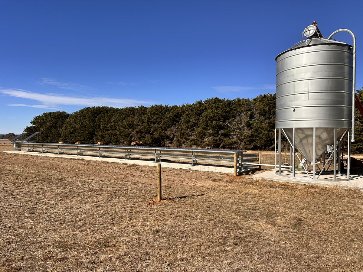 27mt Feedtech Auto Feeder installed at Cavendish VIC. With solar upgrade.