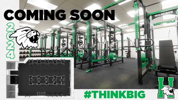 #ComingSoon @Sorinex The Harrison High School Weight Room Renovation happens Summer of 2024! This project has been fully funded! Thank you to ALL of our donors & the @SouthwestLocal! #THINKBIG 📈🧪✅💪🏻⛓️🙏🏻 @HarrisonFootba1 @soccer_harrison @HarrisonGSoccer @CoachKinnett