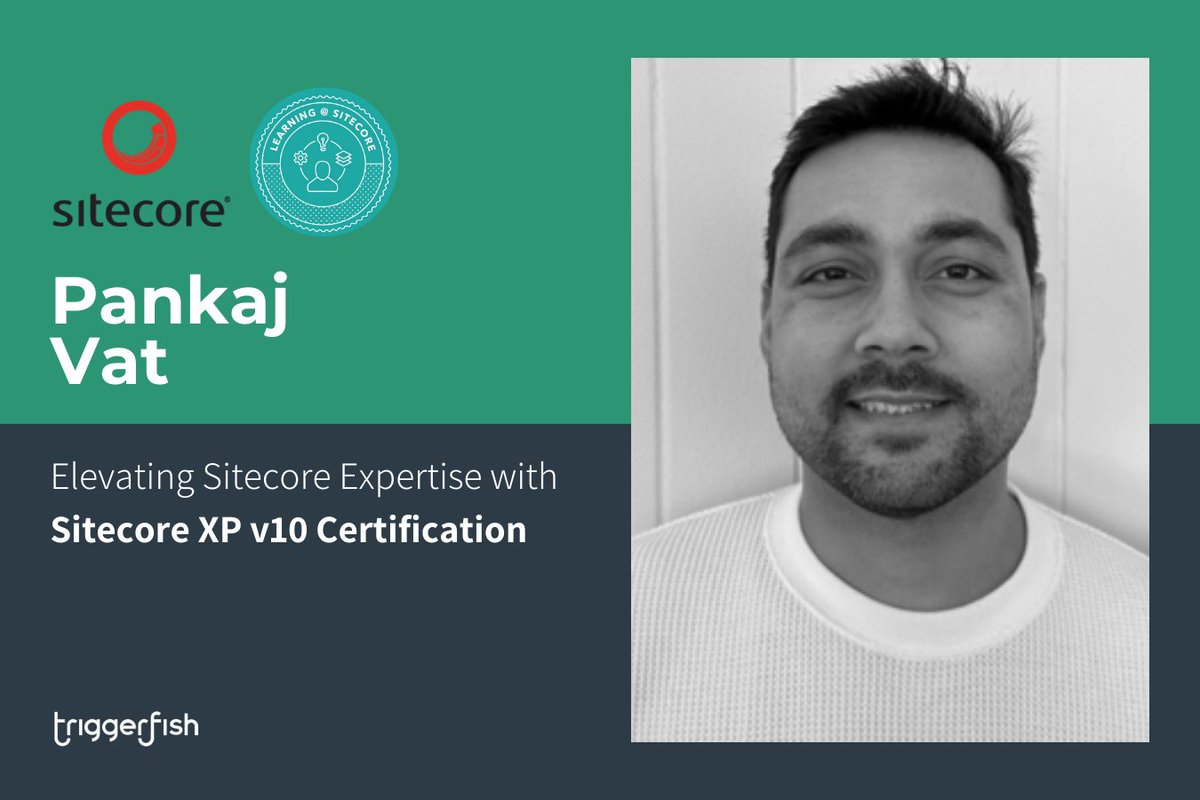 One of our solutions architects, Pankaj Vat’s recent completion of the Sitecore XP v10 certification reflects his commitment to advancing expertise and proficiency in leveraging multiple Sitecore versions.

Read more: triggerfish.com.au/insights/our-t…